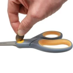 Westcott Titanium Bonded 8" Titanium Multi-Purpose/Heavy Duty Scissor, Sharp Tip, Gray/Yellow (13529) -Office Supplies Shop s1204431 sc7