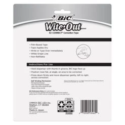 Wite-Out EZ Correct Correction Tape, White, 6/Pack (WOTAPP6-WHI) -Office Supplies Shop s1205079 sc7