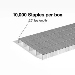 TRU RED™ Premium Staples, 1/4" Leg Length, 10000 Staples/Box (TR58089)