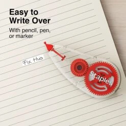 Staples Correction Tape, White, 2/Pack (ST59821/52036) -Office Supplies Shop s1212654 sc7