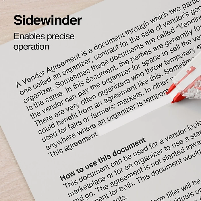 Staples Correction Tape, White, 10/Pack (ST59820) 4 Staples Correction Tape, White, 10/Pack (ST59820) - Image 4