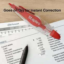 Staples Correction Tape, White, 2/Pack (ST59816) -Office Supplies Shop s1212672 sc7