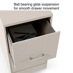 Staples 2-Drawer Light Duty Vertical File Cabinet, Locking, Letter, Putty, 22"D (52146) 11 Staples 2-Drawer Light Duty Vertical File Cabinet, Locking, Letter, Putty, 22"D (52146) -Office Supplies Shop s1212934 sc7