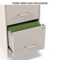 Staples 2-Drawer Light Duty Vertical File Cabinet, Locking, Letter, Putty, 22"D (52146) 10 Staples 2-Drawer Light Duty Vertical File Cabinet, Locking, Letter, Putty, 22"D (52146) -Office Supplies Shop s1212936 sc7