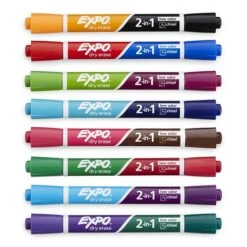 Expo 2-in-1 Tank Dry Erase Markers, Chisel Tip, Assorted, 8/Pack (1944658) -Office Supplies Shop s1214927 sc7