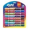 Expo 2-in-1 Tank Dry Erase Markers, Chisel Tip, Assorted, 8/Pack (1944658)