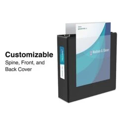 Staples Standard 4" 3-Ring View Binder, Black (26357-CC) -Office Supplies Shop s1216518 sc7