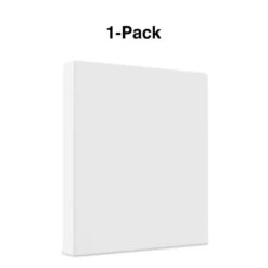 Staples Economy 1" 3-Ring View Binder, White (ST23735-CC) -Office Supplies Shop s1216857 sc7
