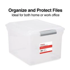 TRU RED™ Store & Slide Hanging File Box, Latch Lid, Letter/Legal Size, Clear, 4/Carton (TR57621CT) 19 TRU RED™ Store & Slide Hanging File Box, Latch Lid, Letter/Legal Size, Clear, 4/Carton (TR57621CT) -Office Supplies Shop s1219695 sc7
