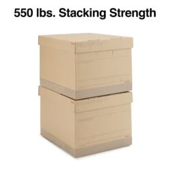 Staples Medium Duty File Box, Lift Off Lid, Letter/Legal, Brown/Gray, 12/Carton (TR59213) -Office Supplies Shop s1219739 sc7