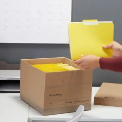 Staples Medium Duty File Box, Lift Off Lid, Letter/Legal, Brown/Gray, 12/Carton (TR59213) -Office Supplies Shop s1219785 sc7