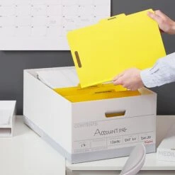 Staples Medium Duty File Box, Lift Off Lid, Legal, White/Gray, 4/Carton (TR59216) -Office Supplies Shop s1219822 sc7