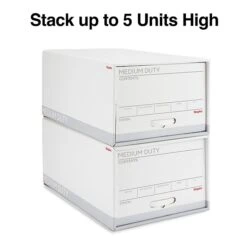 Staples Medium Duty File Drawers, Legal, White/Gray, 6/Carton (TR59226) -Office Supplies Shop s1219829 sc7