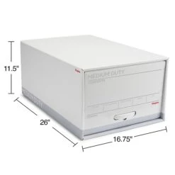 Staples Medium Duty File Drawers, Legal, White/Gray, 6/Carton (TR59226) -Office Supplies Shop s1219834 sc7