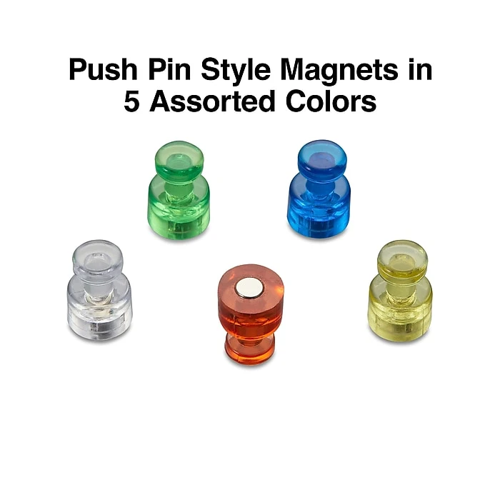 Staples Magnets, Assorted, 10/Pack (33273-CC) 2 Staples Magnets, Assorted, 10/Pack (33273-CC) - Image 2
