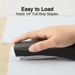 Staples Desktop/Handheld Stapler, 20 Sheet Capacity, Black And Gray (40897) -Office Supplies Shop s1223947 sc7