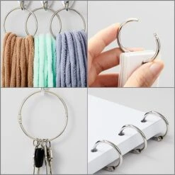 Staples Book Rings, 1", Silver, 100/Pack (44418) -Office Supplies Shop s1225555 sc7