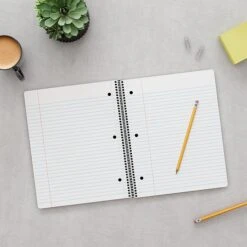 Staples Premium 5-Subject Notebook, 8.5" X 10.5", Wide Ruled, 200 Sheets, Black (TR58317) -Office Supplies Shop s1227004 sc7