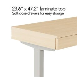 Union & Scale™ Essentials 30"-46"H Adjustable Standing Desk, Natural (UN60416-CC) -Office Supplies Shop s1227671 sc7