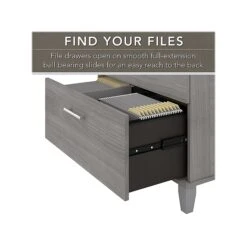 Bush Furniture Somerset 2-Drawer Lateral File Cabinet, Letter/Legal, Platinum Gray, 30" (WC81280) -Office Supplies Shop sp101211519 sc7