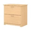 Bush Furniture Cabot 2-Drawer Lateral File Cabinet, Letter/Legal, Natural Maple, 31" (WC31680)