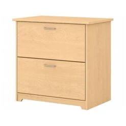 Bush Furniture Cabot 2-Drawer Lateral File Cabinet, Letter/Legal, Natural Maple, 31" (WC31680)