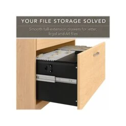 Bush Furniture Cabot 2-Drawer Lateral File Cabinet, Letter/Legal, Natural Maple, 31" (WC31680) 8 Bush Furniture Cabot 2-Drawer Lateral File Cabinet, Letter/Legal, Natural Maple, 31" (WC31680) -Office Supplies Shop sp106969378 sc7