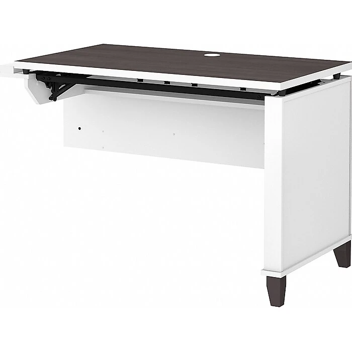Bush Furniture Somerset 29"-41" Adjustable Desk, Storm Gray/White (WC81042) 1 Bush Furniture Somerset 29"-41" Adjustable Desk, Storm Gray/White (WC81042)