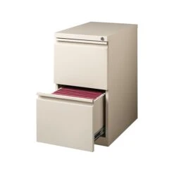 Staples 2-Drawer Vertical File Cabinet, Locking, Letter, Putty/Beige, 19.88"D (24872D) -Office Supplies Shop sp111088226 sc7