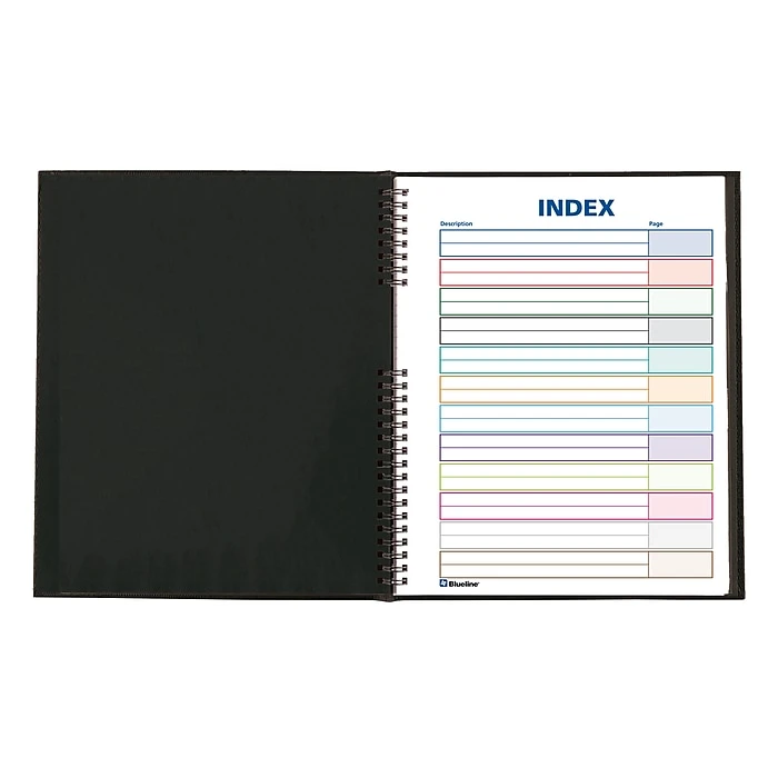 Dominion Blueline Inc Notebook, 8" X 11", College Ruled, 150 Sheets, Black (A10150.BLK) 3 Dominion Blueline Inc Notebook, 8" X 11", College Ruled, 150 Sheets, Black (A10150.BLK) - Image 3