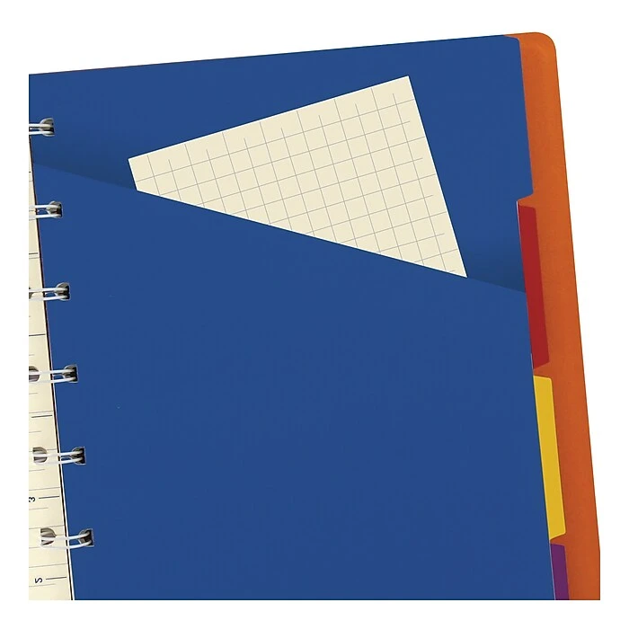 Filofax A5 4-Subject Professional Notebook, 8 1/4" X 5 13/16", College Ruled, 56 Sheets, Orange (B115010U) 4 Filofax A5 4-Subject Professional Notebook, 8 1/4" X 5 13/16", College Ruled, 56 Sheets, Orange (B115010U) - Image 4
