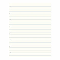 Filofax Notebook Refill, Ruled, 8 1/4 X 5 13/16, Cream, 32 Sheets/pack (B152008U)