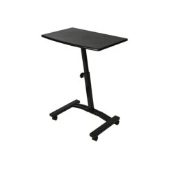 Seville Classics 21" - 33" Metal Adjustable Desk, Black (OFF65854) -Office Supplies Shop sp113584006 sc7