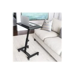 Seville Classics 21" - 33" Metal Adjustable Desk, Black (OFF65854) -Office Supplies Shop sp113584010 sc7
