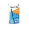 Paper Mate InkJoy Retractable Gel Pen, Fine Point, Blue Ink, Dozen (1951722)