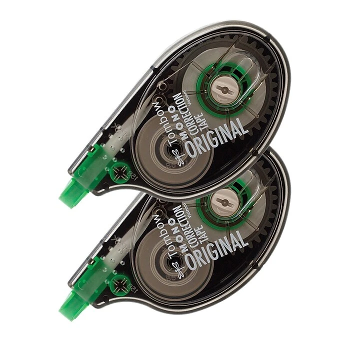 Tombow® Tombow MONO Original Correction Tape, White, 2/Pack (68627) 2 Tombow® Tombow MONO Original Correction Tape, White, 2/Pack (68627) - Image 2