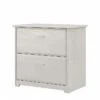 Bush Furniture Cabot 31"W 2-Drawer Lateral File Cabinet, Letter/Legal, Linen White Oak (WC31180)