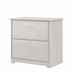 Bush Furniture Cabot 31"W 2-Drawer Lateral File Cabinet, Letter/Legal, Linen White Oak (WC31180)