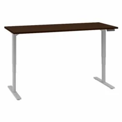 Bush Business Furniture Move 80 Series 23"-49" Adjustable Standing Desk, Harvest Cherry (HAT4830CSK)