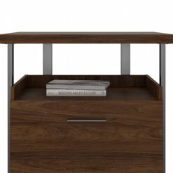 Bush Furniture Architect 1-Drawer Lateral File Cabinet, Not Assembled, Letter/Legal, Modern Walnut, 30.35" (ACF131MW-03) -Office Supplies Shop sp116080855 sc7
