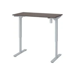 Bestar Universel 28"-45" Adjustable Standing Desk, Bark Gray (65837-47)