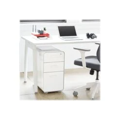 Poppin The Sort-It-Out 3-Drawer Vertical File Cabinet, Locking, Letter/Legal, White, 20" (104742) -Office Supplies Shop sp122684604 sc7