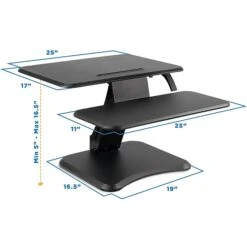 Mount-It! Adjustable Desk, Black (MI-7957) 14 Mount-It! Adjustable Desk, Black (MI-7957) -Office Supplies Shop sp123234005 sc7