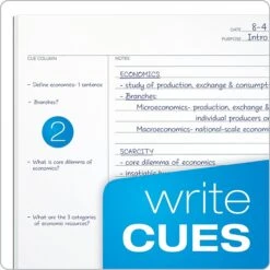 TOPS FocusNotes Composition Notebook, 7.5" X 9.75", Cornell Ruled, 80 Sheets, Black (TOP 90224) 10 TOPS FocusNotes Composition Notebook, 7.5" X 9.75", Cornell Ruled, 80 Sheets, Black (TOP 90224) -Office Supplies Shop sp124438593 sc7