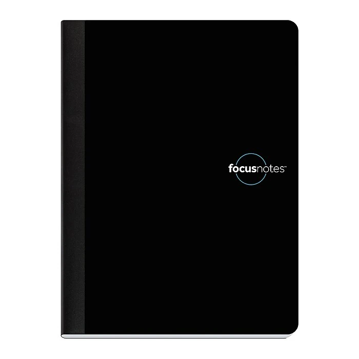 TOPS FocusNotes Composition Notebook, 7.5" X 9.75", Cornell Ruled, 80 Sheets, Black (TOP 90224) 1 TOPS FocusNotes Composition Notebook, 7.5" X 9.75", Cornell Ruled, 80 Sheets, Black (TOP 90224)