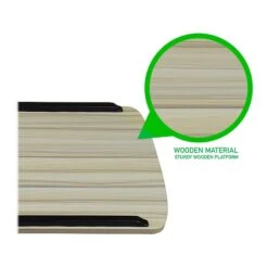 Mind Reader 30-44"H Wood Adjustable Desk, White (SDROLLXL-WHT) -Office Supplies Shop sp126585179 sc7