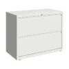 Hirsh HL10000 Series 2-Drawer Lateral File Cabinet, Locking, Letter/Legal, White, 36" (23700)