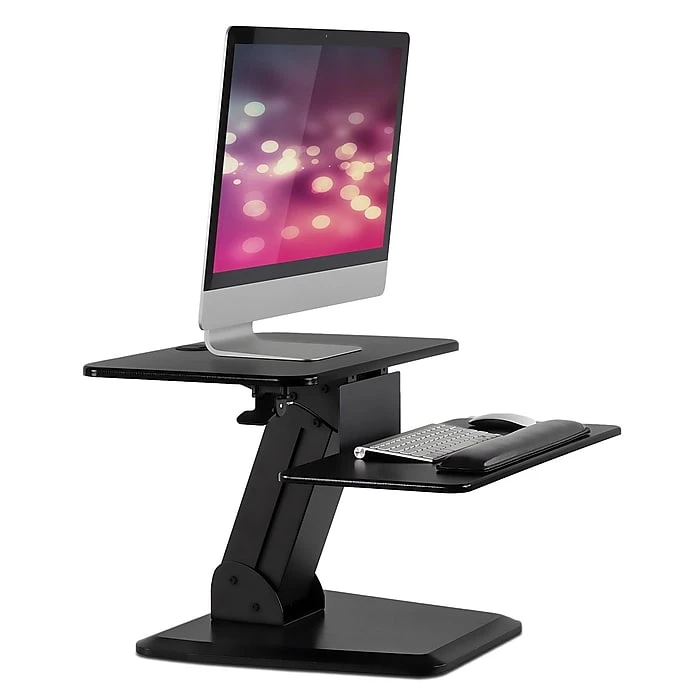 Mount-It! 6.5" To 18"H Sit & Stand Desk Converter, Black (MI-7916) 1 Mount-It! 6.5" To 18"H Sit & Stand Desk Converter, Black (MI-7916)