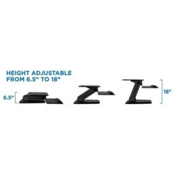 Mount-It! 6.5" To 18"H Sit & Stand Desk Converter, Black (MI-7916) 11 Mount-It! 6.5" To 18"H Sit & Stand Desk Converter, Black (MI-7916) -Office Supplies Shop sp12713044 sc7