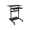 Mount-It! 37"-55" Adjustable Desk, Black (MI-7998B)